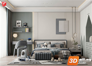 Children Room Scenes Skp FIles 